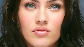 Hot celebrity babe Megan Fox is perfect for jerking off