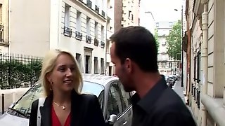 French babe picked up for anal