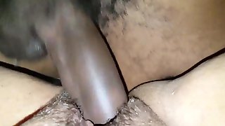 Closeup creampie