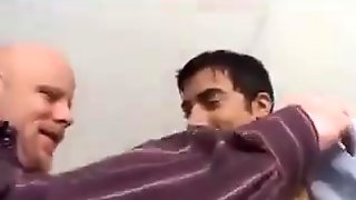 Mature Fucks Boy on Bed