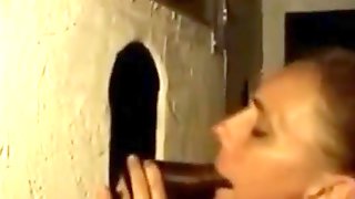 Milf with bbc gloryhole fun