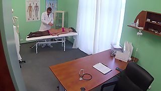 Gabriela in Doctors magic cock produces vocal orgasms from horny patient - FakeHospital