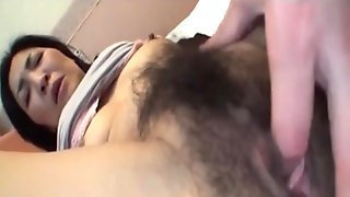 Uncensored Japanese MILF Porn Hairy mom making out