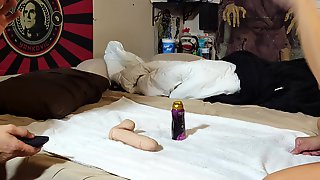 THE BEST PEGGING SESSION EVER! GIGANTIC DILDO,PAINAL, CRYING BITCH HUSBAND!