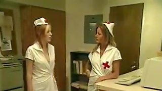 Lesbian Nurses Seduction In White Stocking