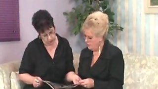 I am Pierced Grannies checking each others pussy piercings