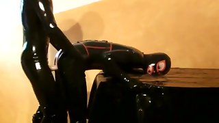 Latex Anal Creampie