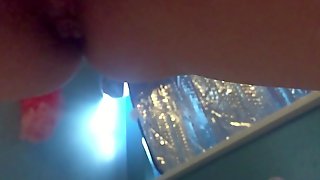 MILF Cougar Pussy Pissing in Slow Motion