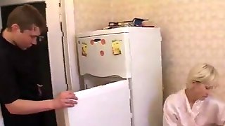 Mature And Boy, Russian Mom And Boys, Russian Mature In Kitchen