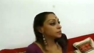 Hot indian girl takes two cock
