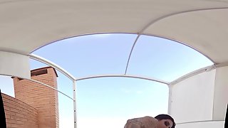 BaDoink VR step mom milf with big tits fucked outdoors POV