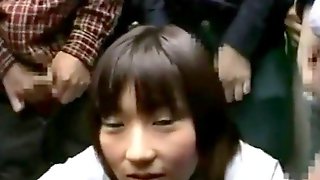 Jpn joshi kousei public-bukkake girl vintage 2