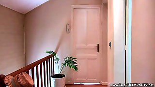 Mature wife decides to call the neighbour for help