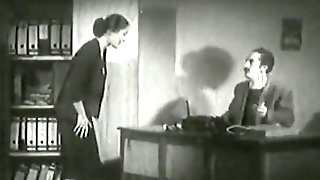 3 Mature Ladies get Naked in Office (1940s Vintage)