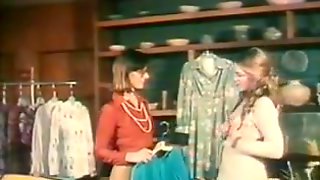 Sharon Thorpe and Constance Money in 70's movie