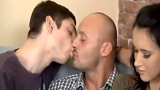 Bisexual Couple With Horny Boy