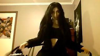 Solo play goth chick