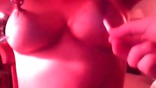 My Sexy Piercings Slave with heavy pierced nipples tortured