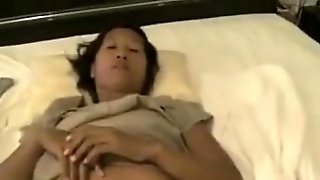Mature Oriental woman pounded hard in missionary