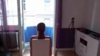 Submissive housewife hanged tits