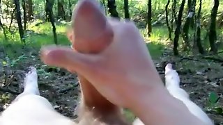 Hairy Young Gay Teen Boy Jerks In The Woods Big Cumshot