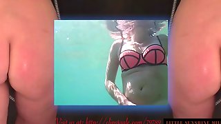 Happy Holiday Underwater Pussy with Butt Plug  Pussyplay