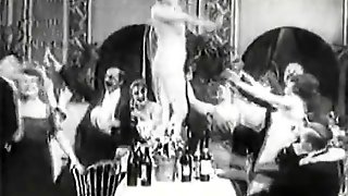 Lady gets Drunk at Her Birthday's Party (1910s Vintage)