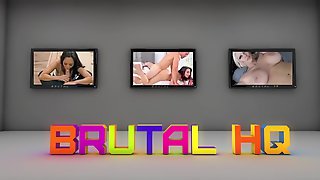 Brutal anal fuck and cum compilation hd