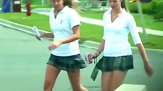 Schoolgirls Pissing