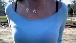 Flashing Teen Girl