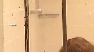 Mature Shower Voyeur