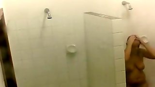 Gym Shower Voyeur