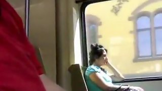 Cum in a Train