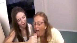 Mom Handjob, Jerking