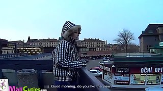 Amateur Prague Girl Touches Very Long Freaky Penis