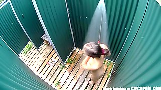 First Voyeur Cams Show Nice Big Bottom At The Shower Of Public Pool