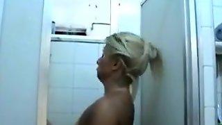 Blonde MILF Takes It In Her Ass Then A Facial 