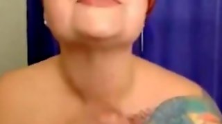 Stupid fat pig whore destroys her throat