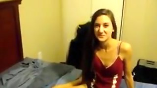 Cute college girl gets smashed