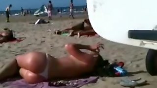 Topless Beach Voyeur