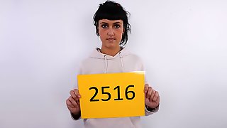 Frisky brunette bends over and gets pounded in POV