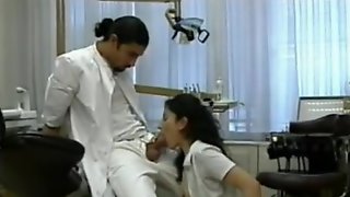 Small-Titted German Nurse Has Fun With Thick Doctors Dick
