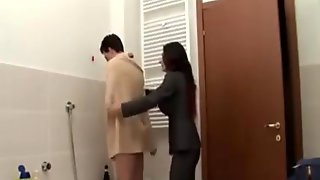 Italian Stepmom Teasing Her Son to Fuck with Sexy Night Dres