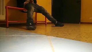 Gym Unknown Milf's Ankle Boots Job part 2 - 30.10.2017