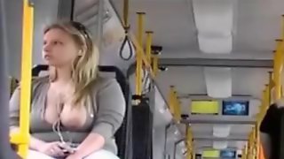 German Girl Being Stalked On The Bus
