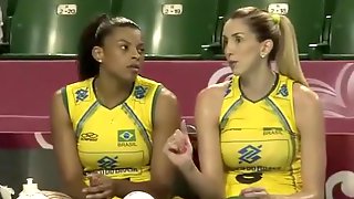 Brazilian volleyball players cameltoes and sexy asses