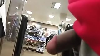 Flash Cock, Cock Flashing In Store