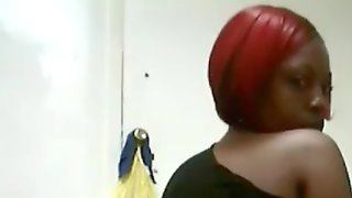Ebony bbw redhead booty dance