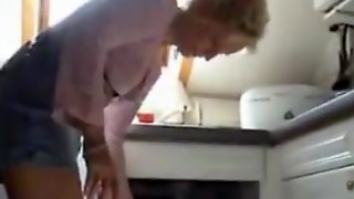 Grandma needs some loving from a junior plumber