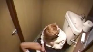 Japanese Toilet Masturbation, Hidden Masturbating